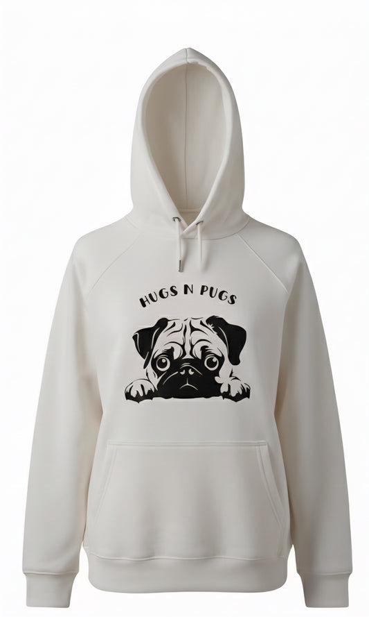 Hugs and Pugs Hoodie