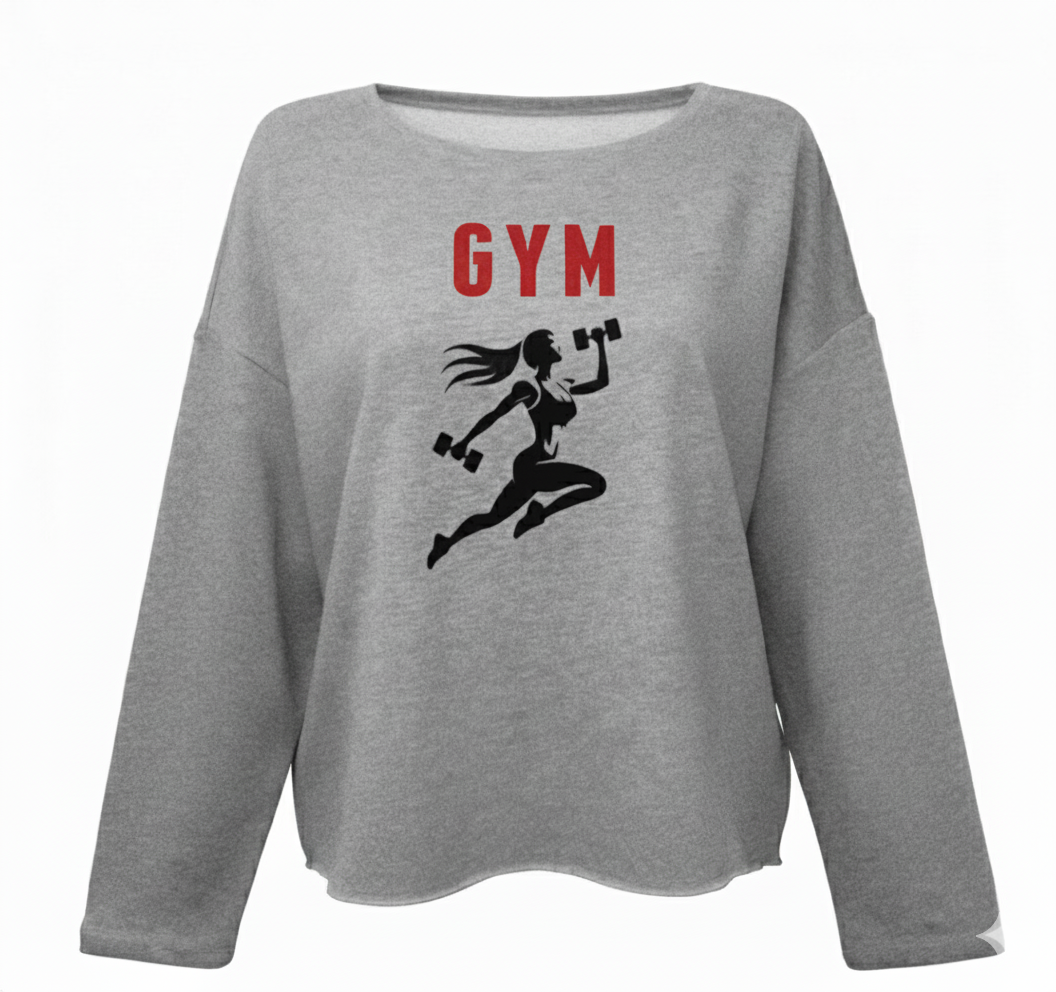 light grey oversized sweatshirt