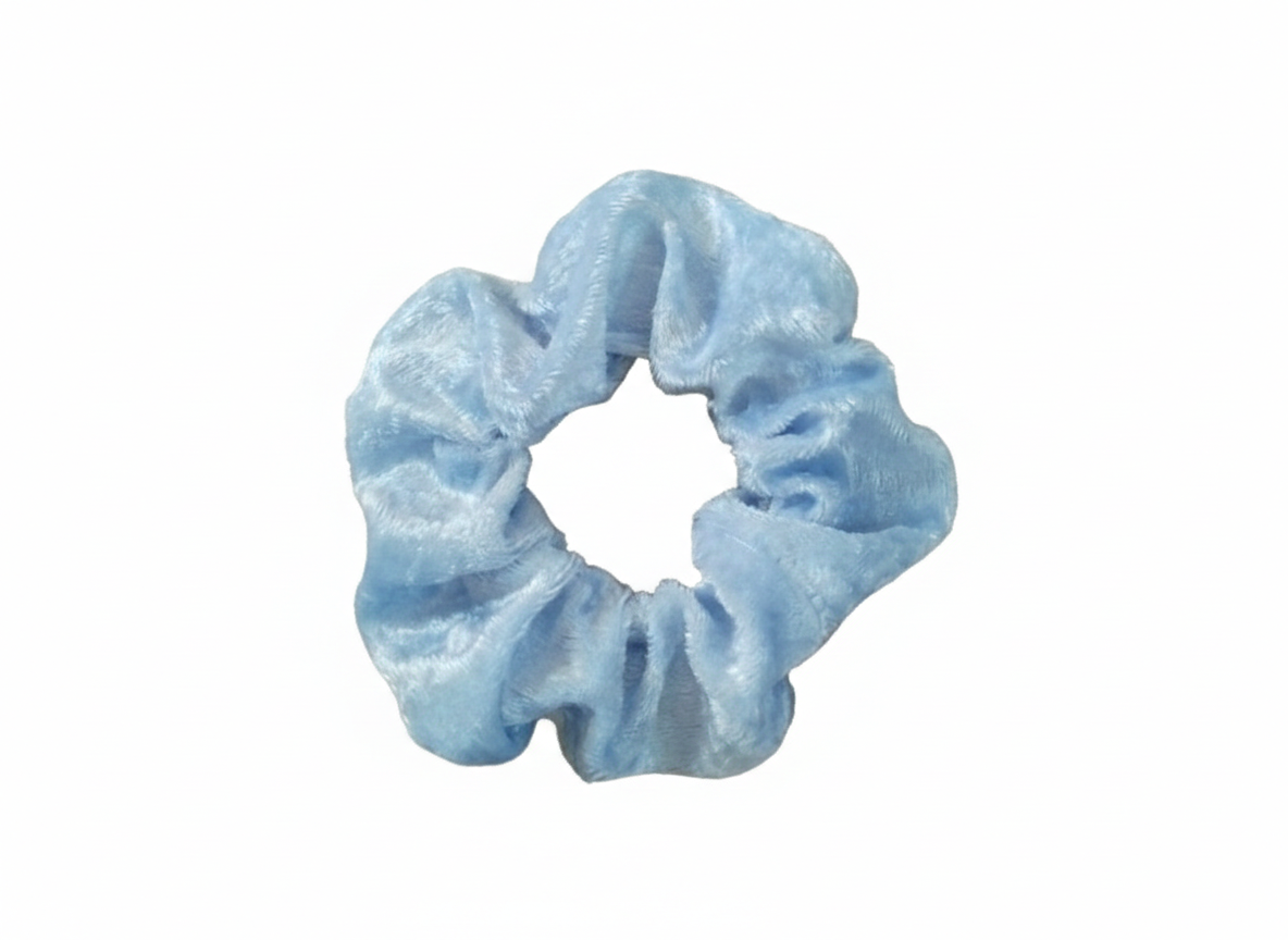 crushed velvet scrunchie